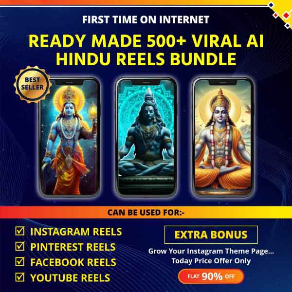 AI Hindu Gods Reels Bundle - Grow Your Instagram Theme Page